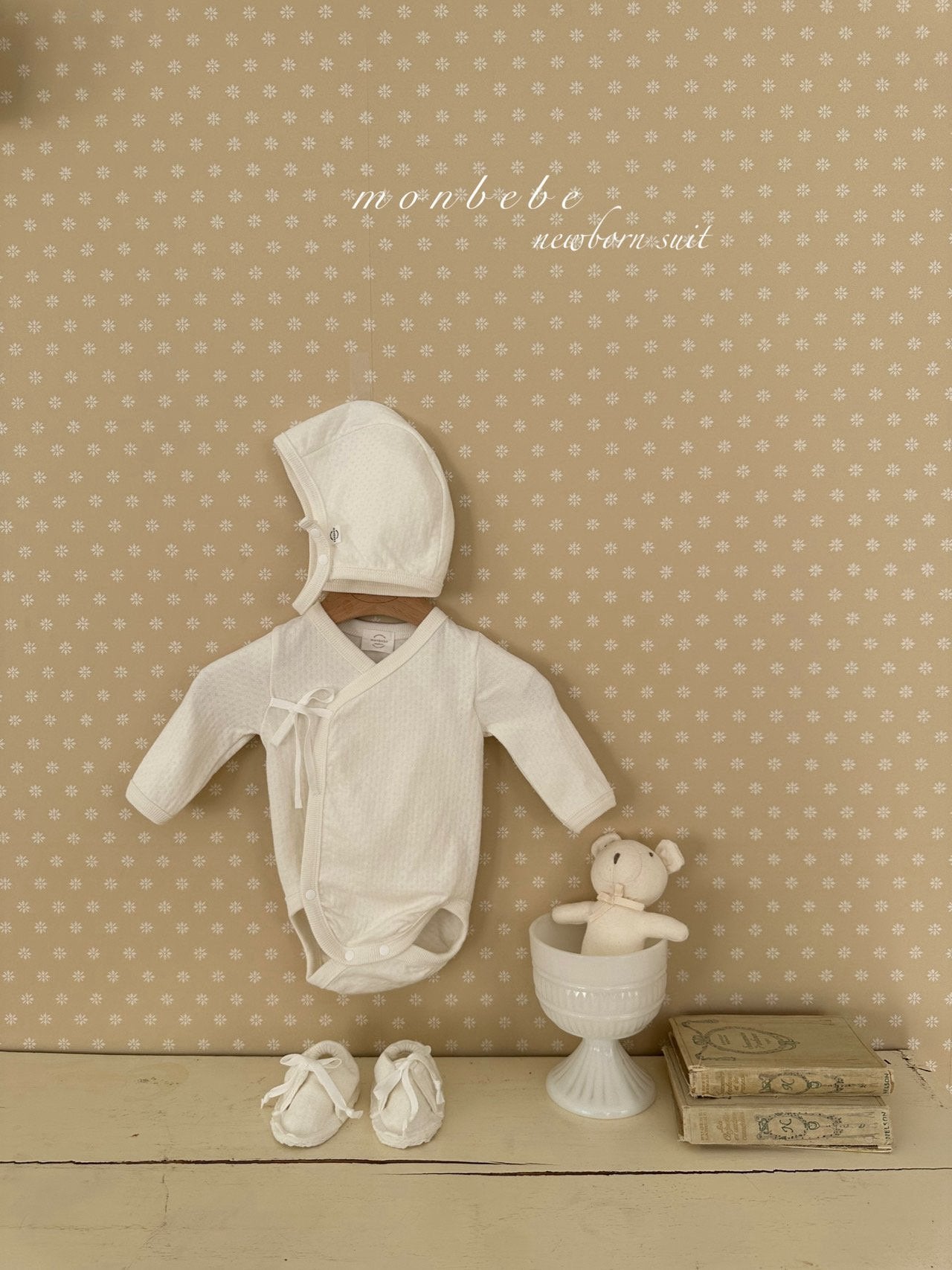 Noah newborn rompers