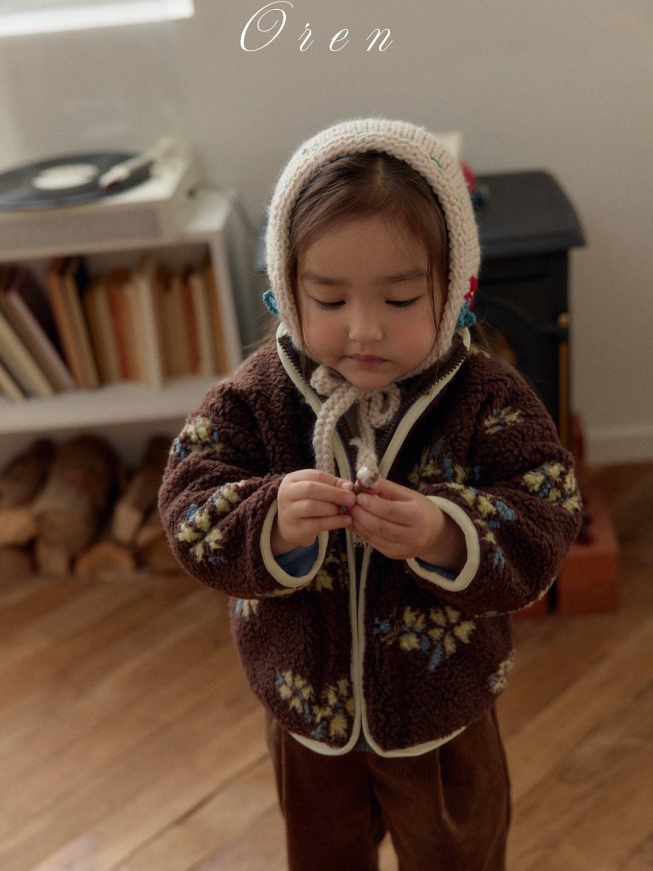 Melo flower boa jumper