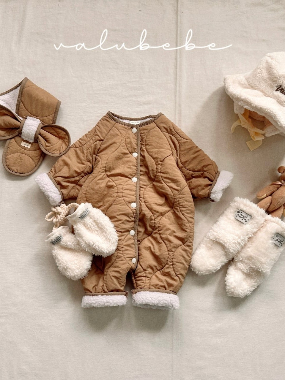 Warm quilted scarf (baby)