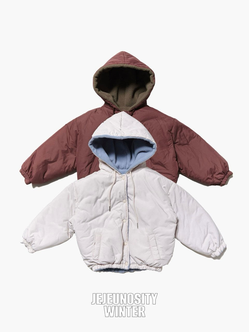 Ive reversible hooded jumper