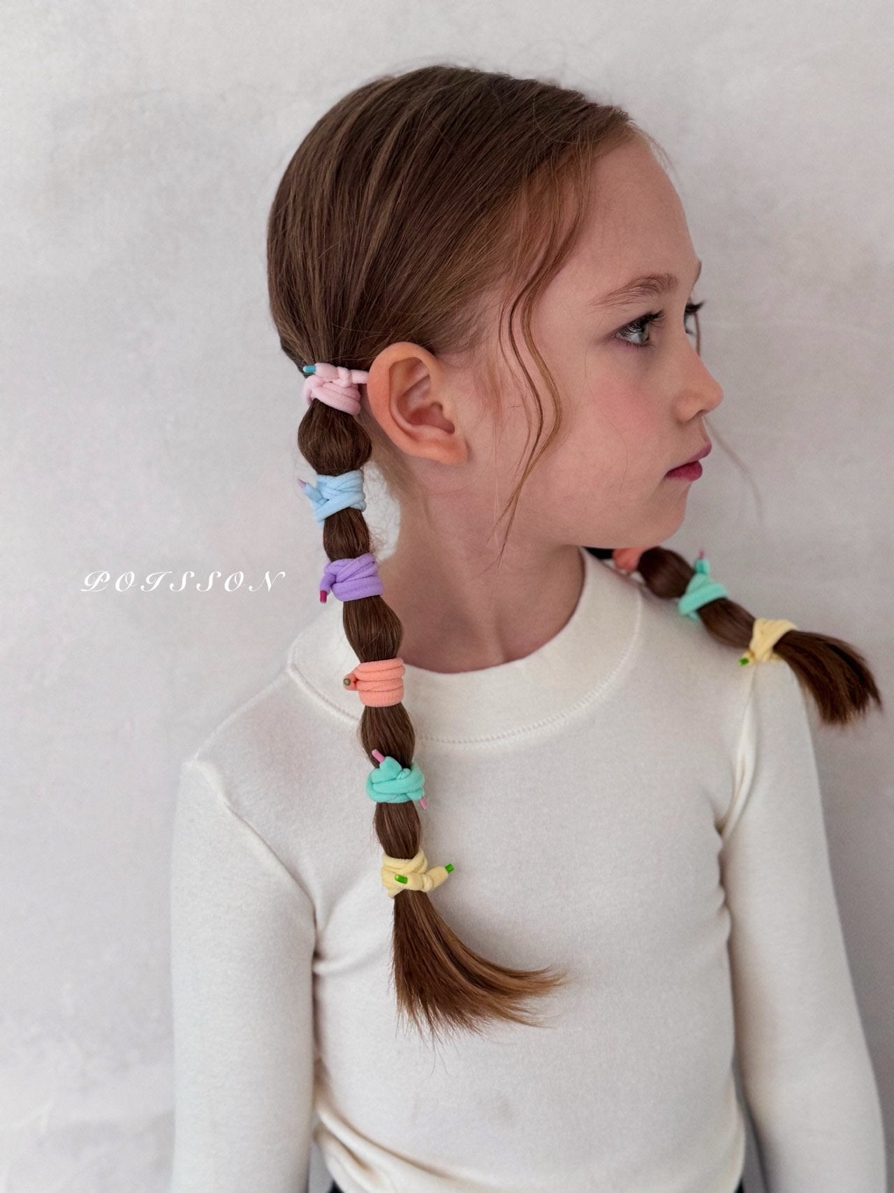 Jelly color hair tie