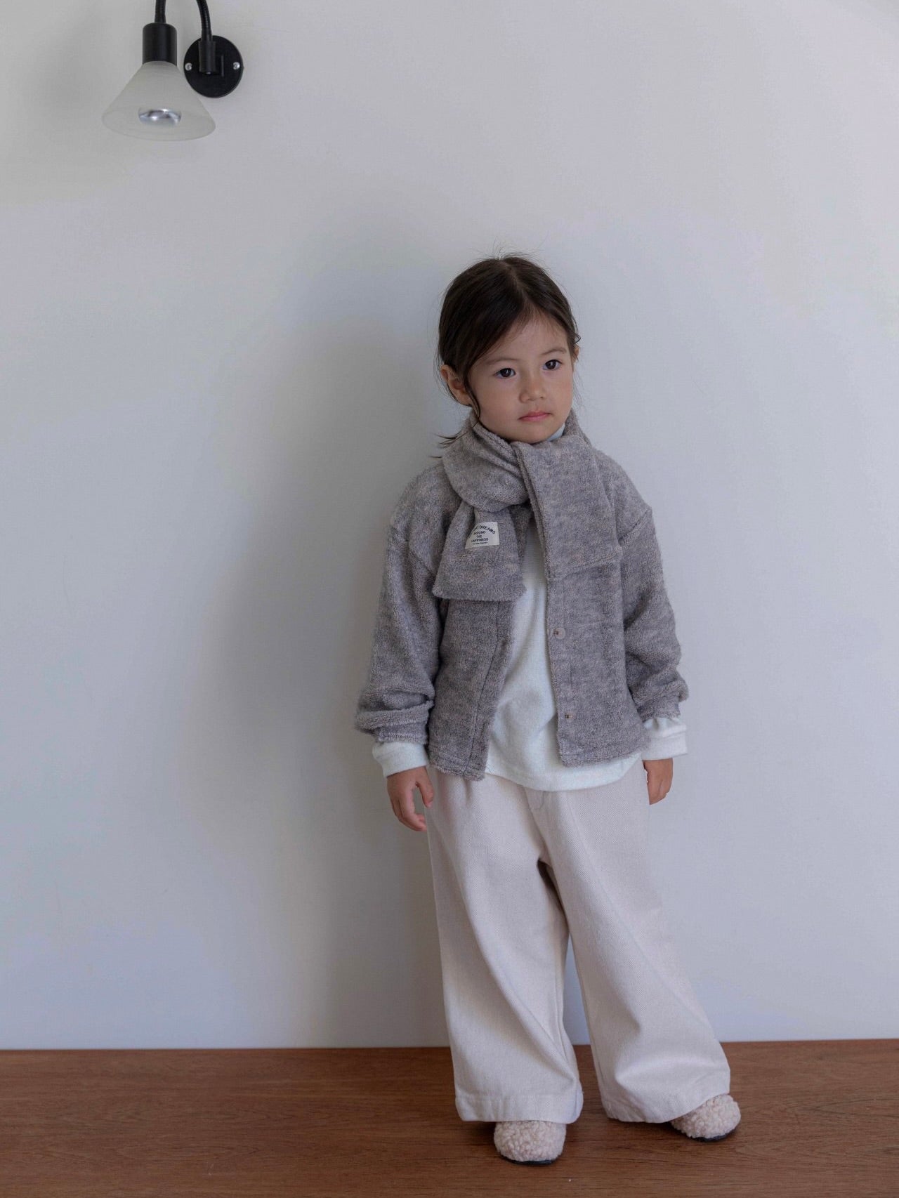 Knit cardigan (knit muffler)