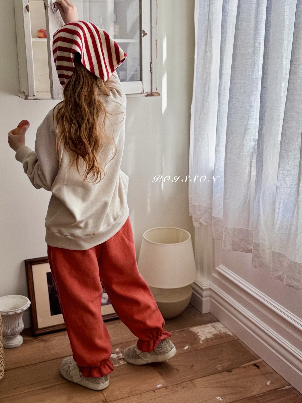 Petit frill jogger pants