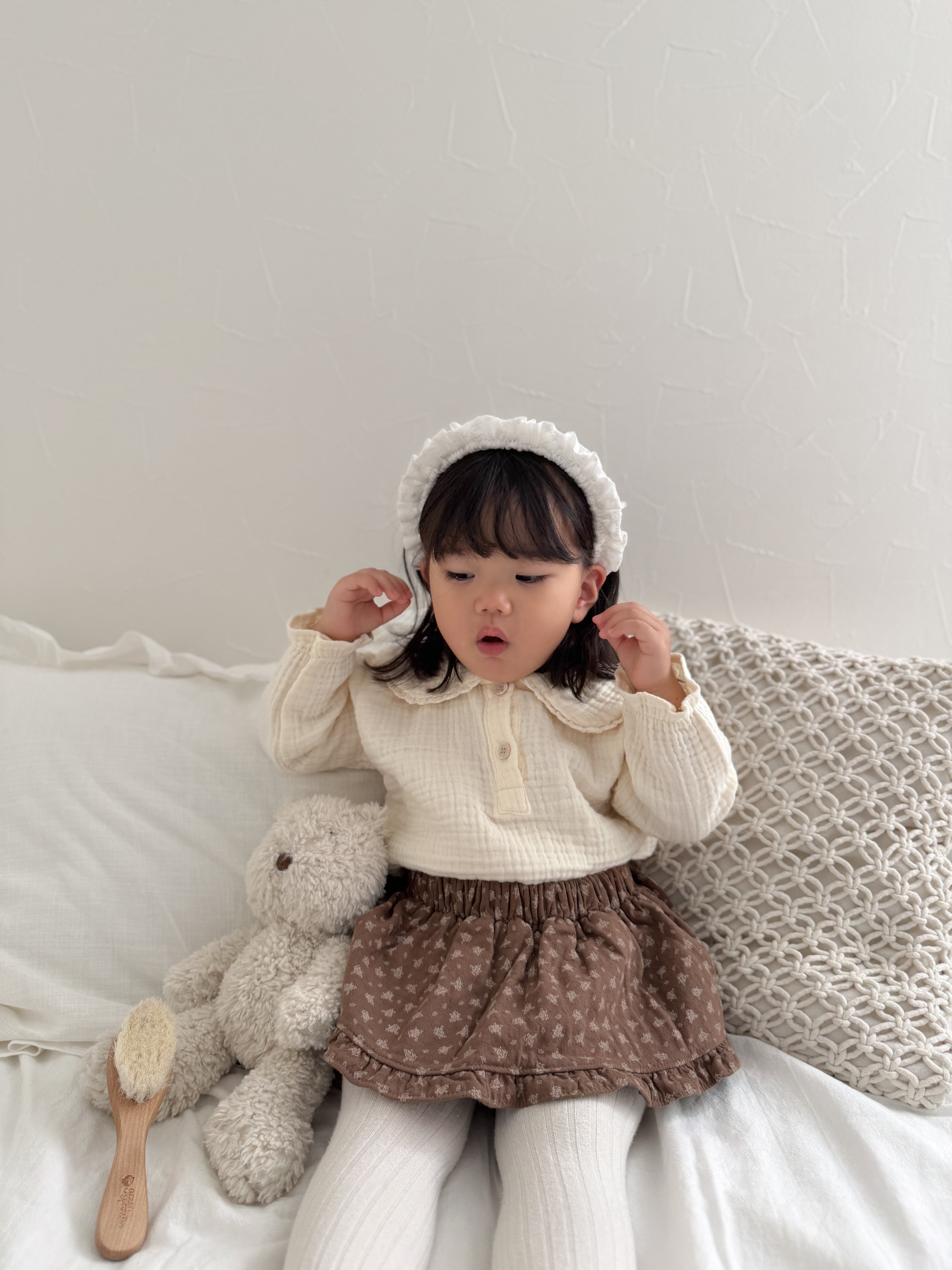 Texture sailor blouse