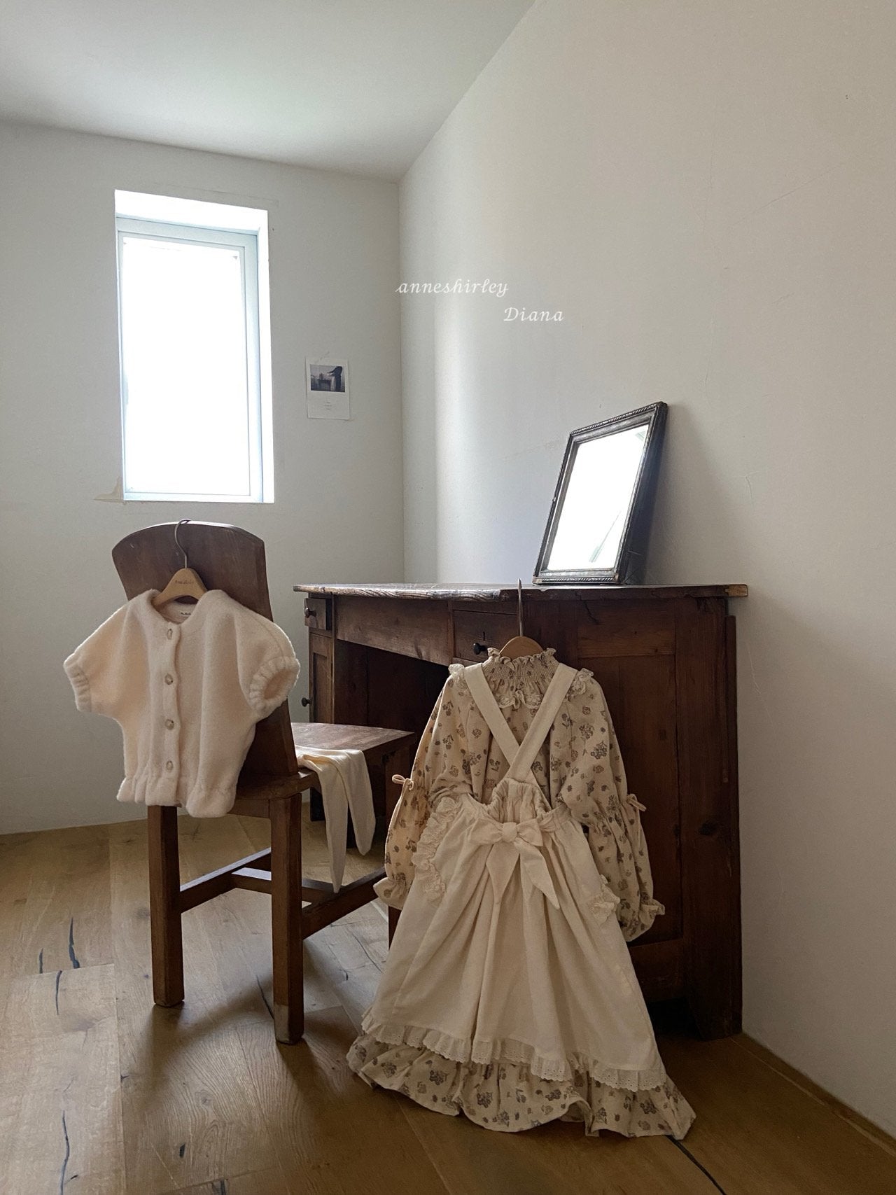 Romance smock one piece