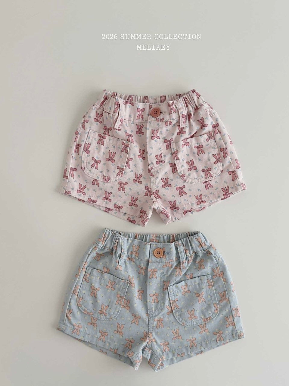 Color ribbon shorts
