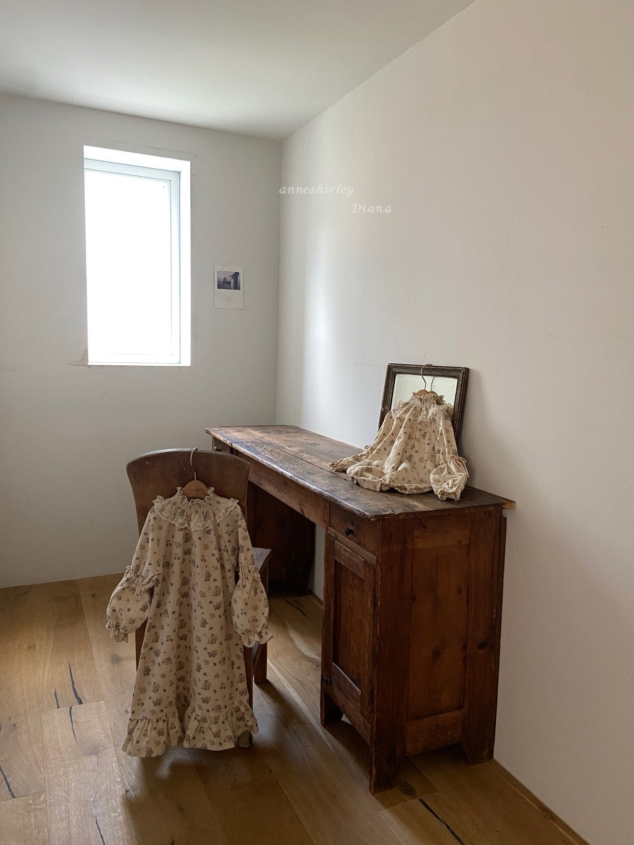 Romance smock one piece