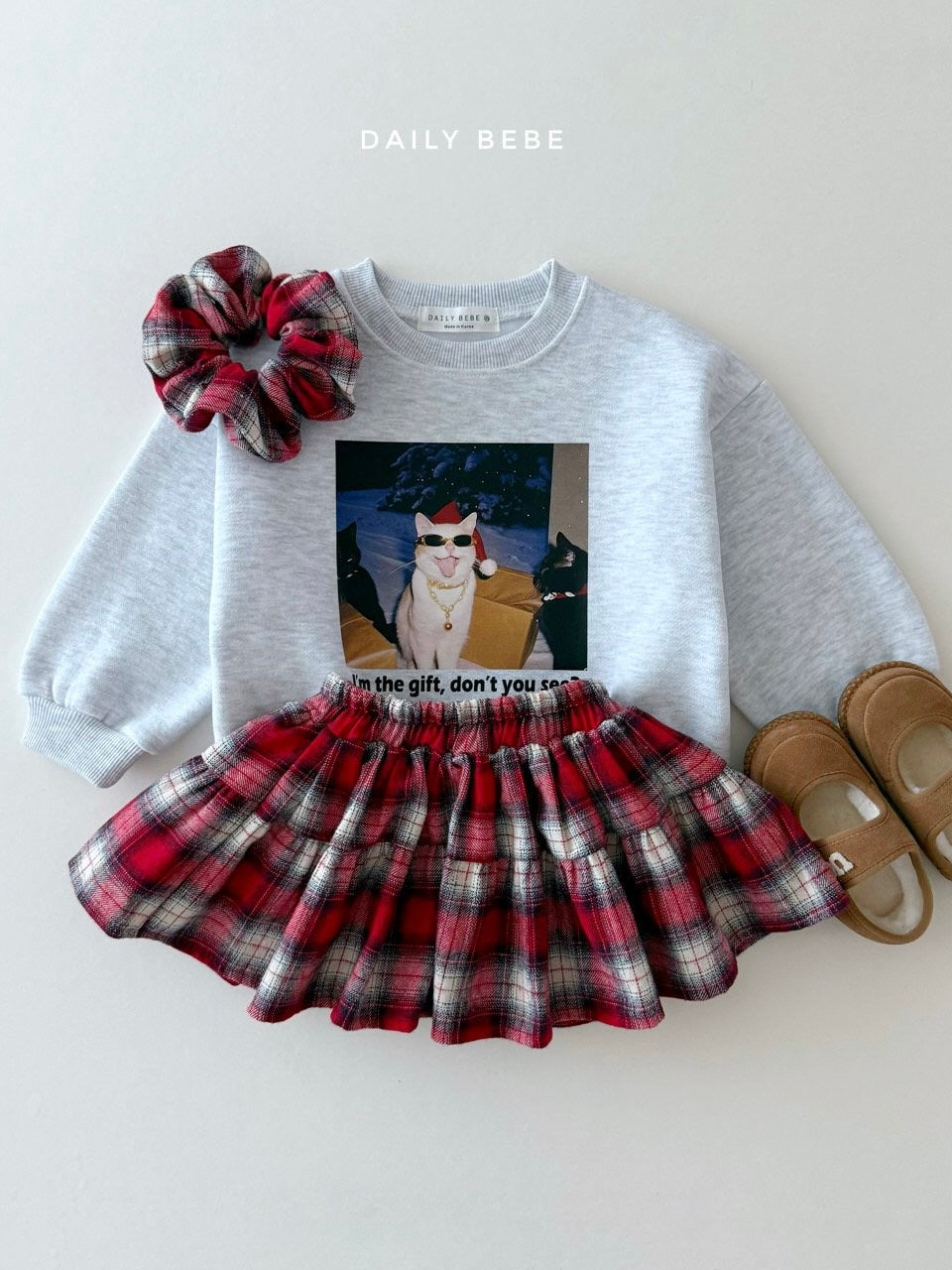 Santa cat sweatshirt (kids and adults)