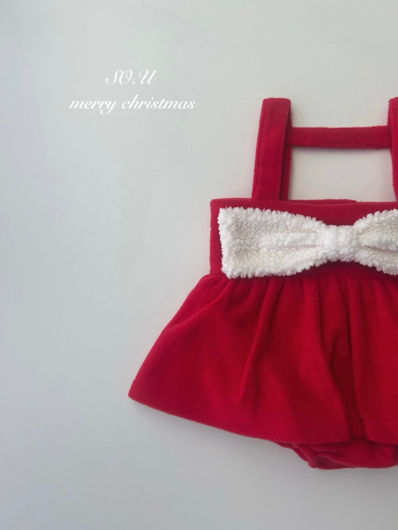 Christmas ribbon rompers