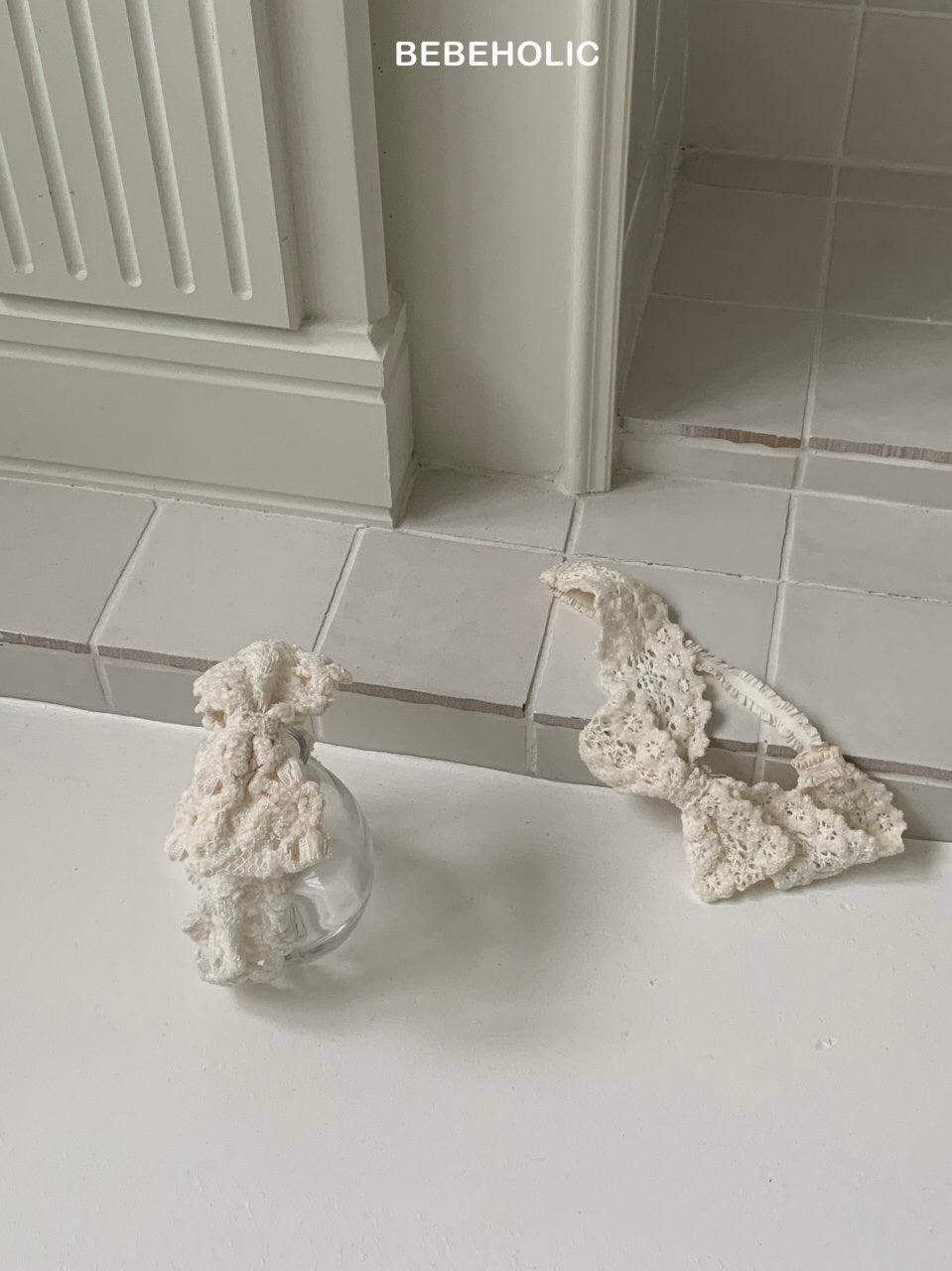 Milk ribbon hairband