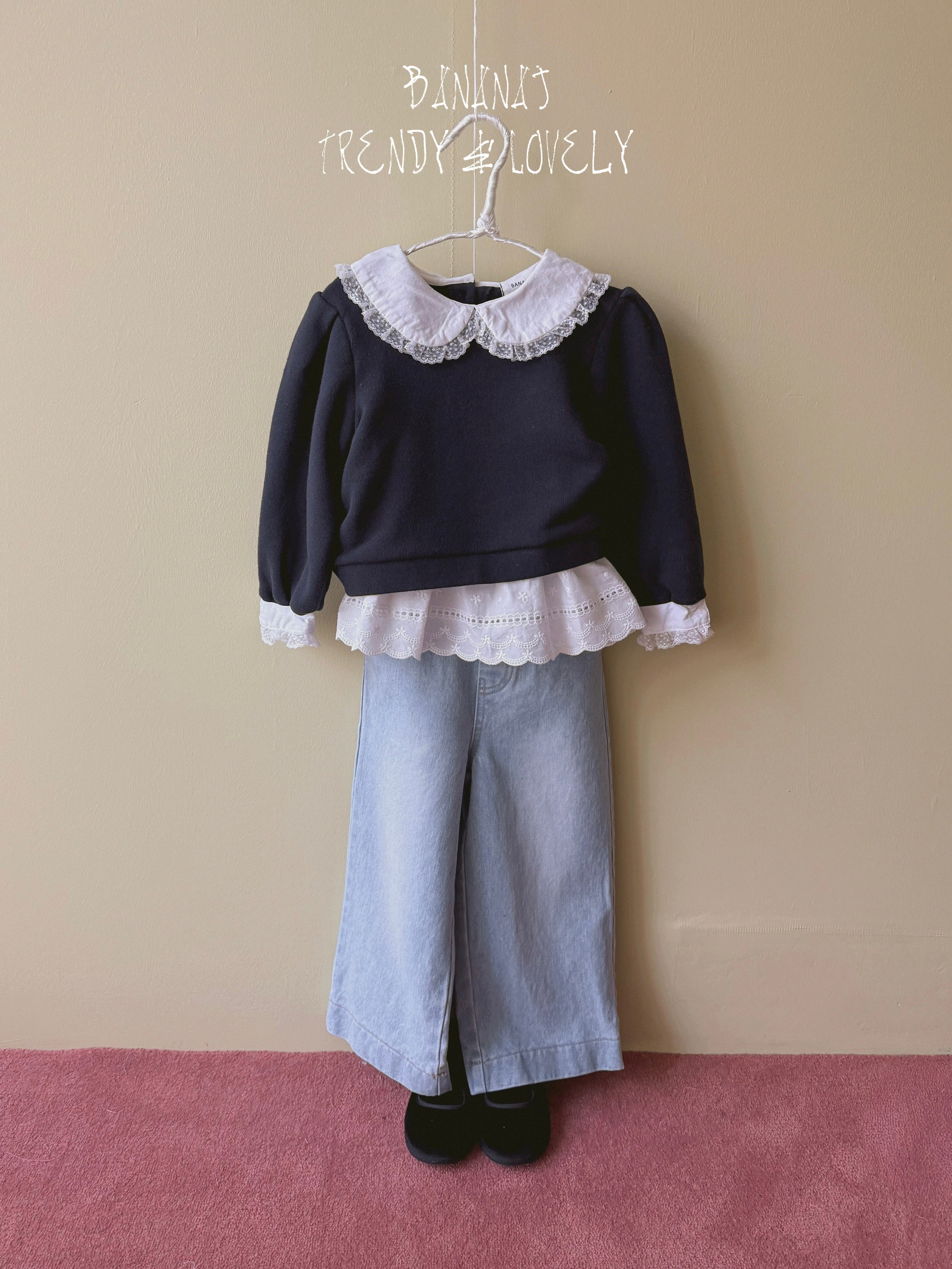 Signature denim pants