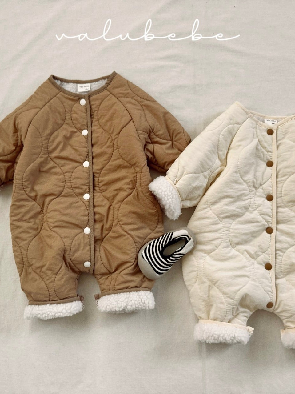 Button quilted coverall (baby)