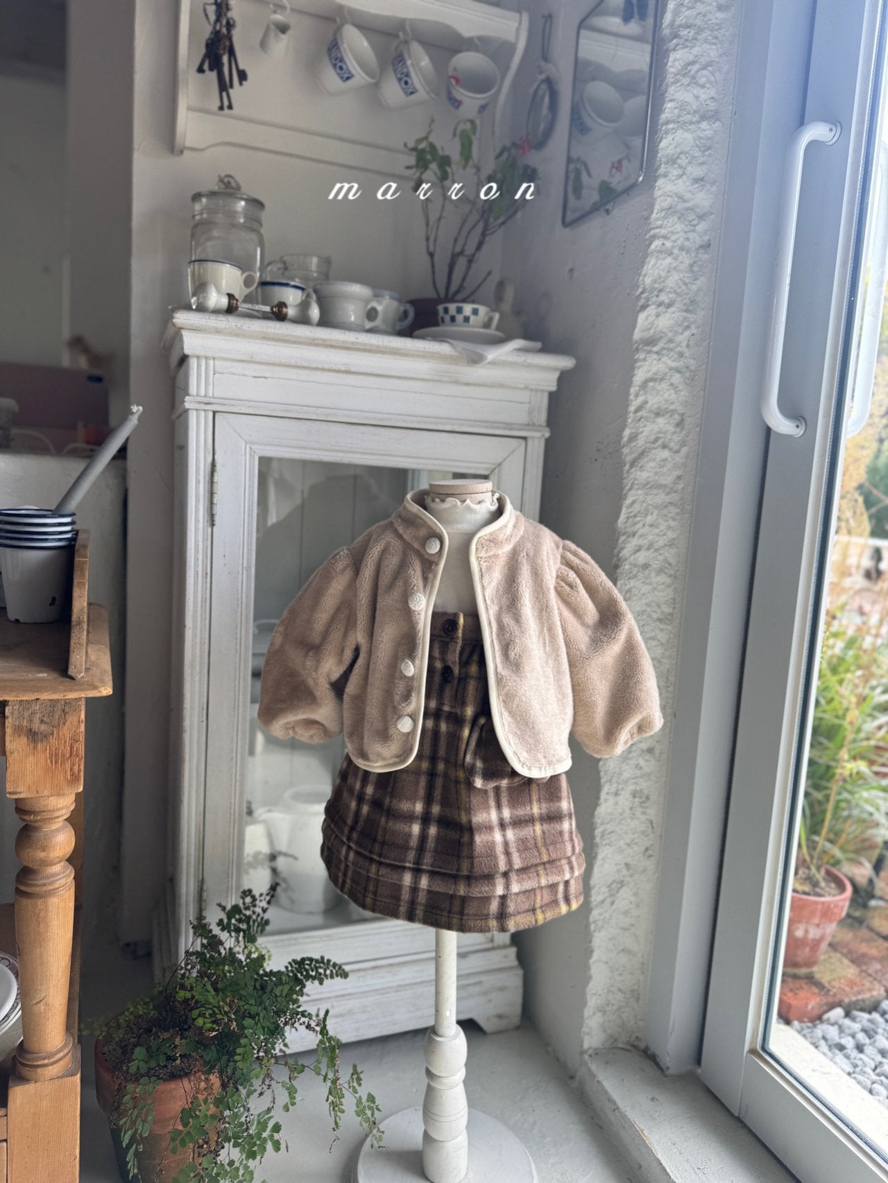 High neck fleece jacket