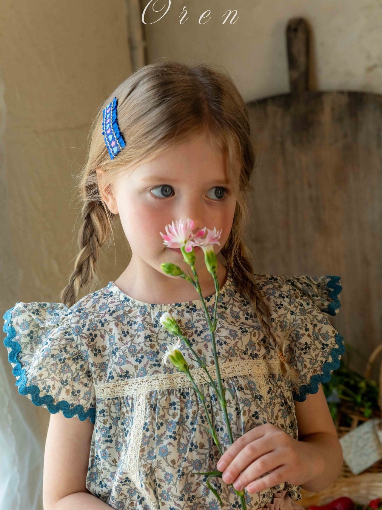 Ashley flower blouse