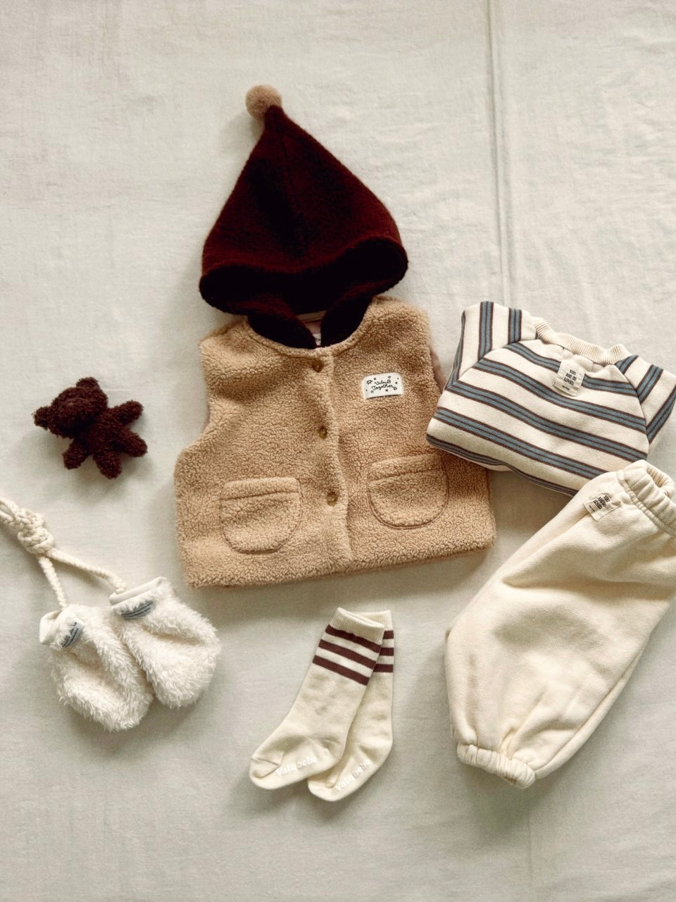 Drop fluffy vest (baby)