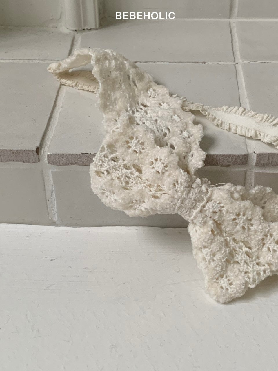 Milk ribbon hairband