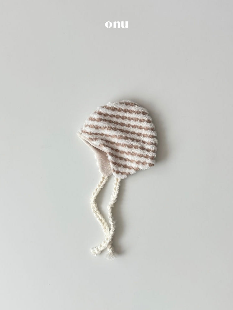 Stripe knit beanie (baby)