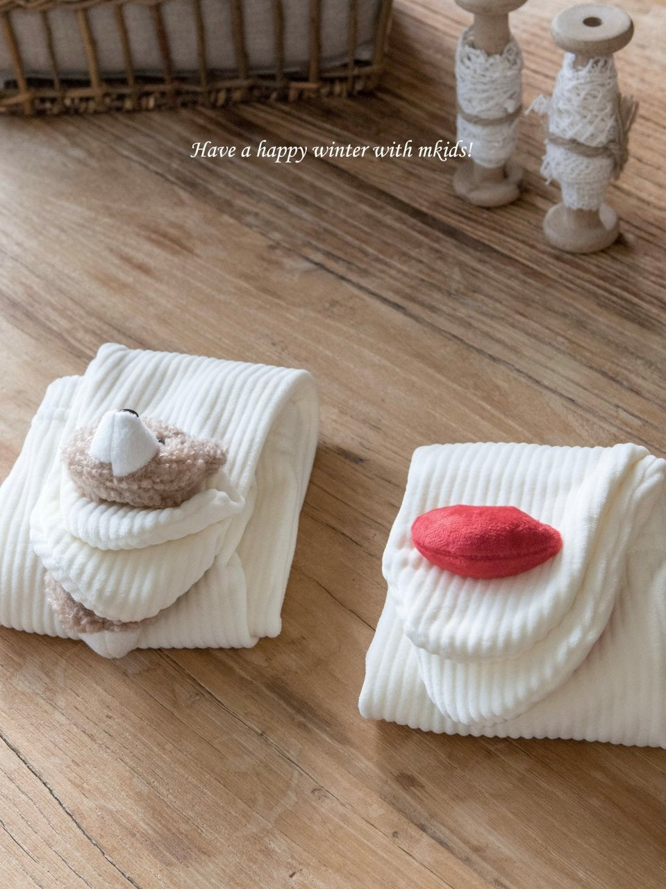 Fluffy footed leggings