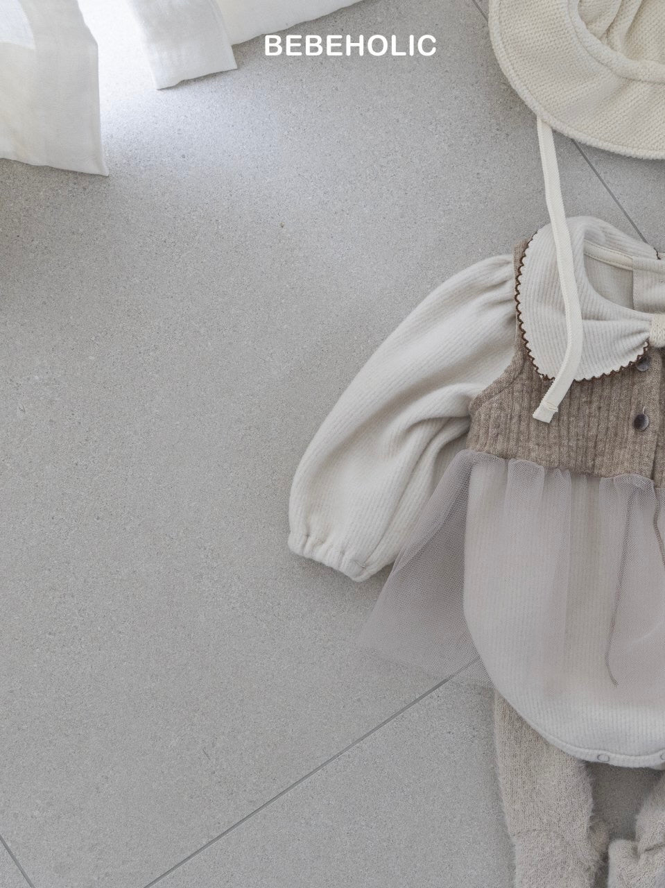 Pauline picot lace rompers