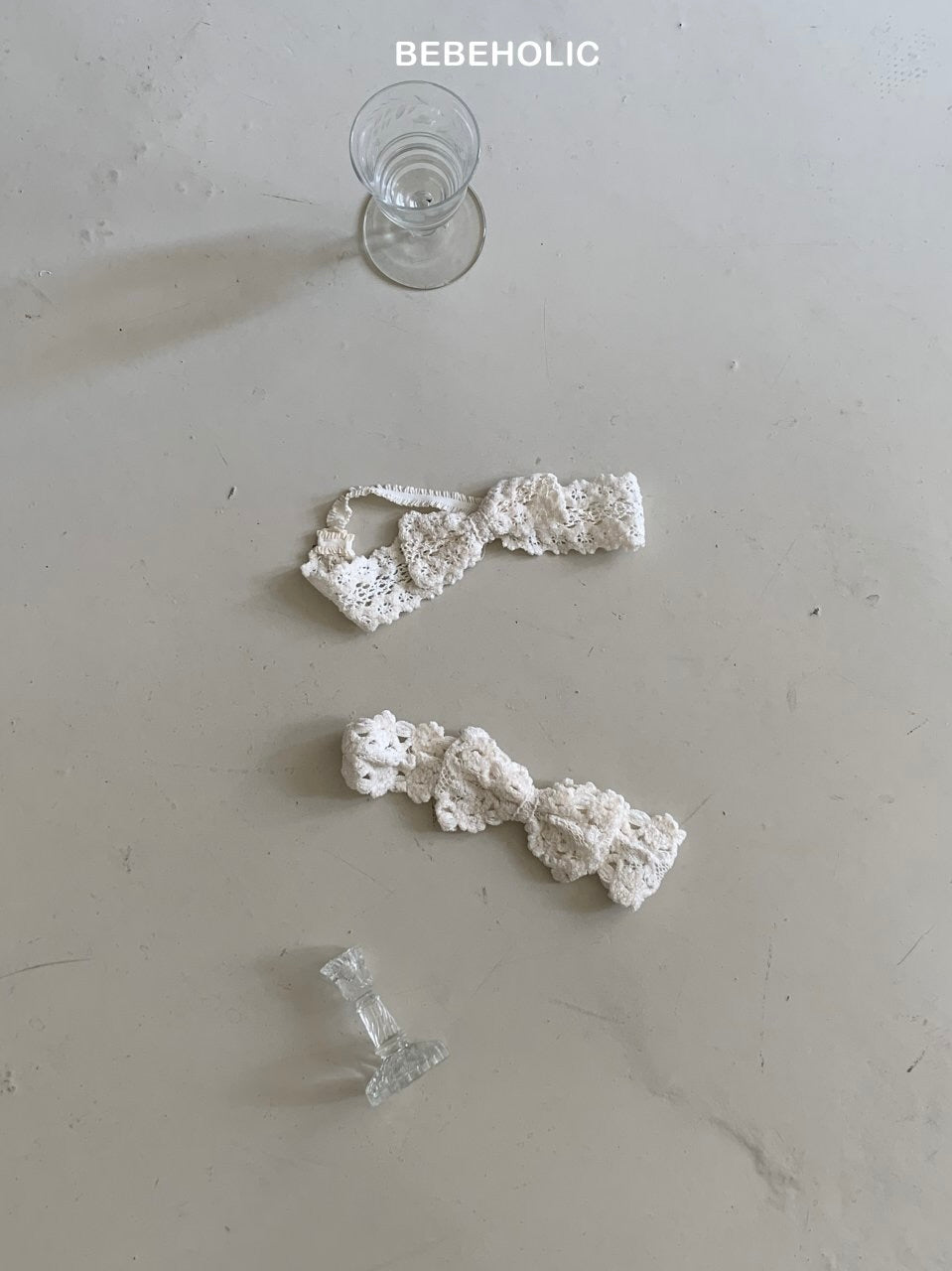 Milk ribbon hairband