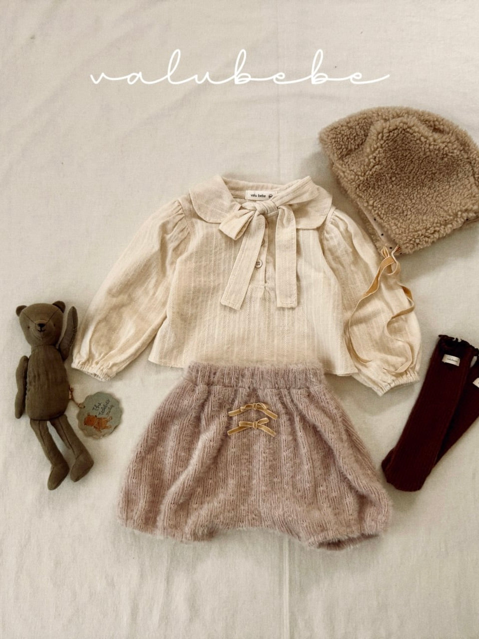 Ribbon collar blouse (baby)