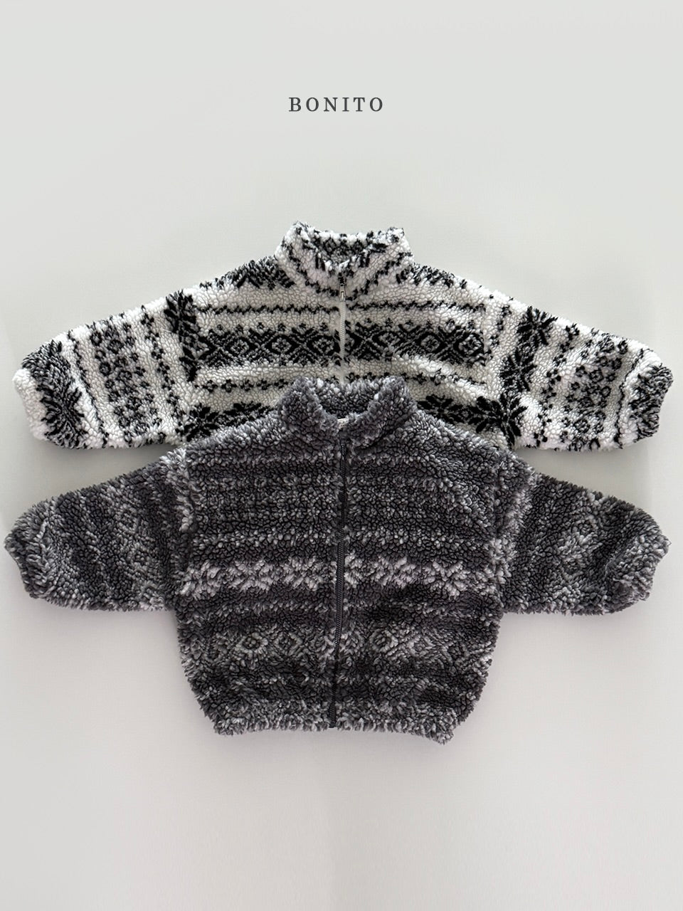 Snowflake zip-up jacket