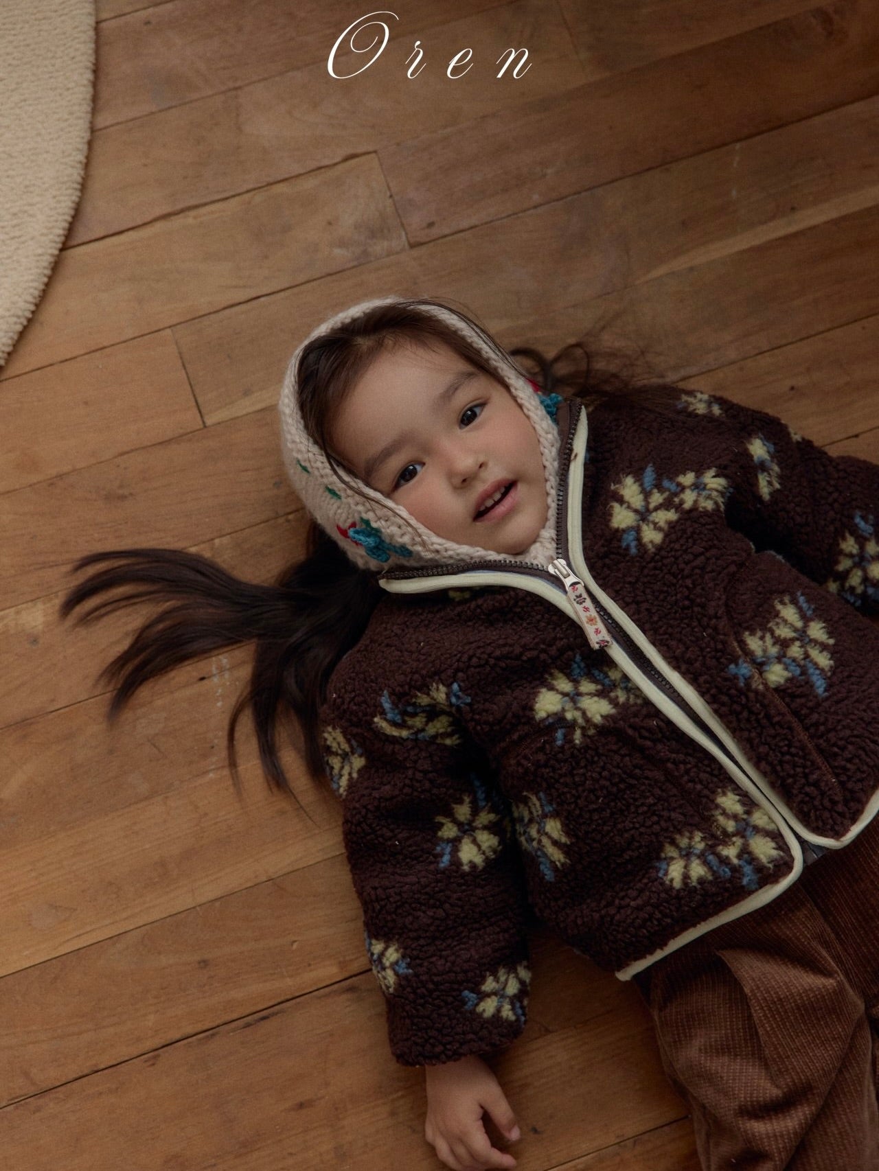 Melo flower boa jumper