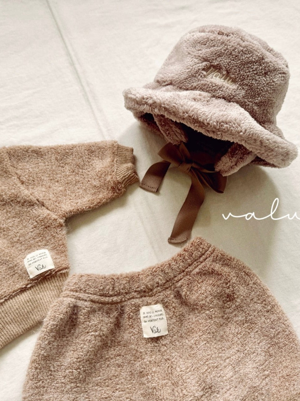 Fur earmuff bucket hat (baby)