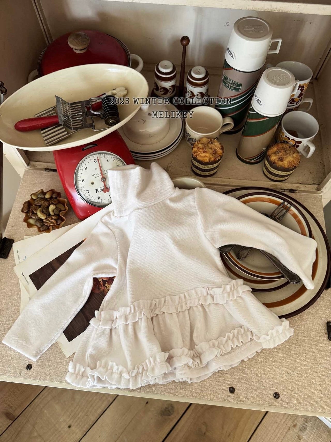 Tutu frill turtle neck T