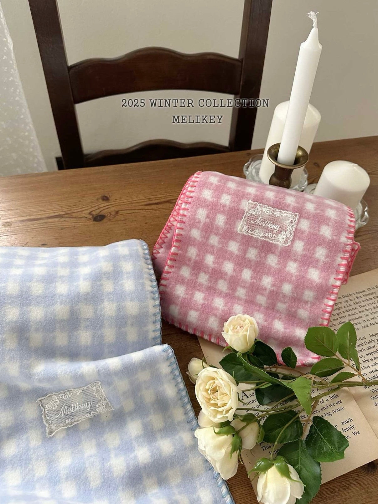 Fleece check muffler