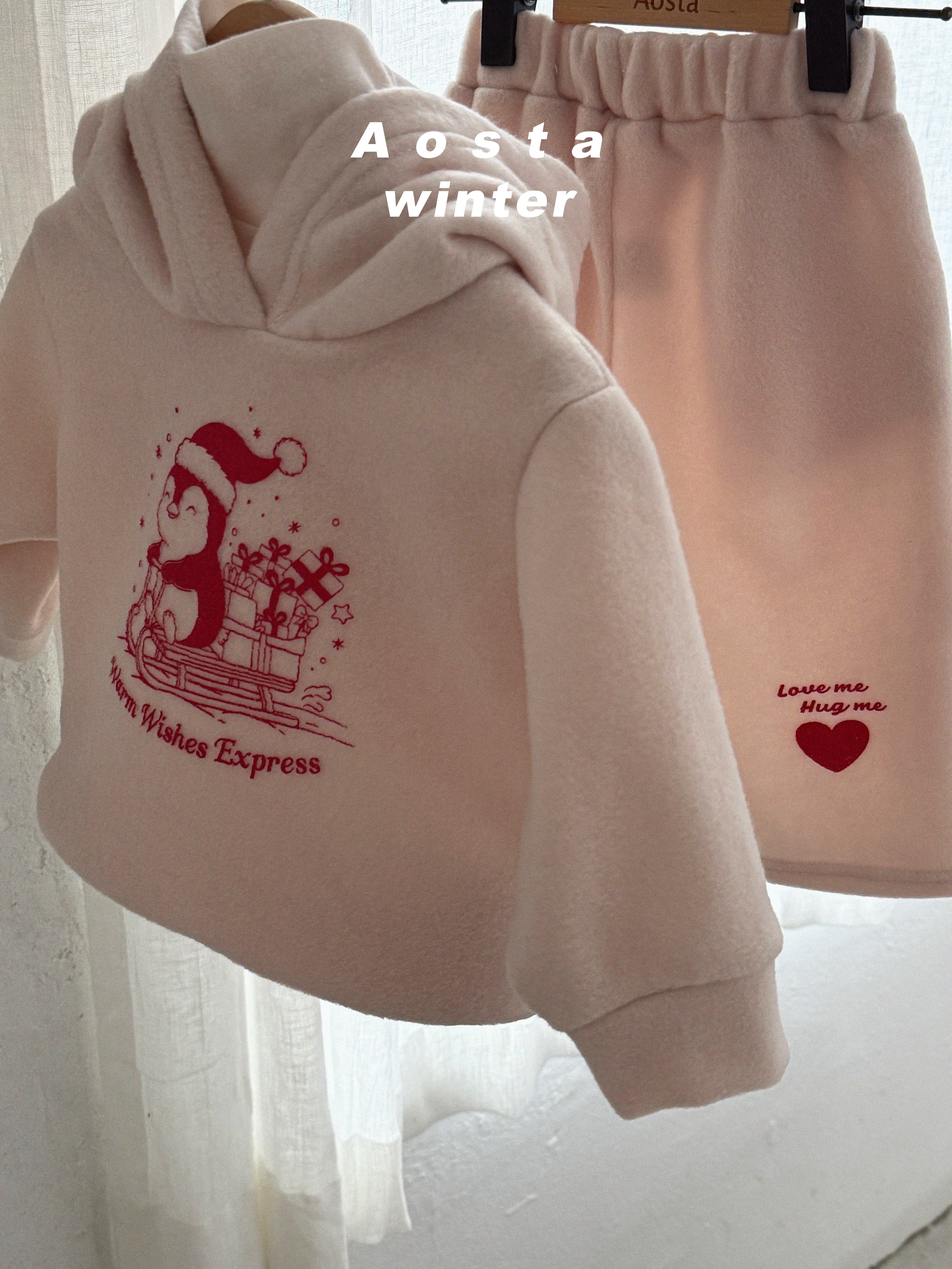 Winter penguin hoodie