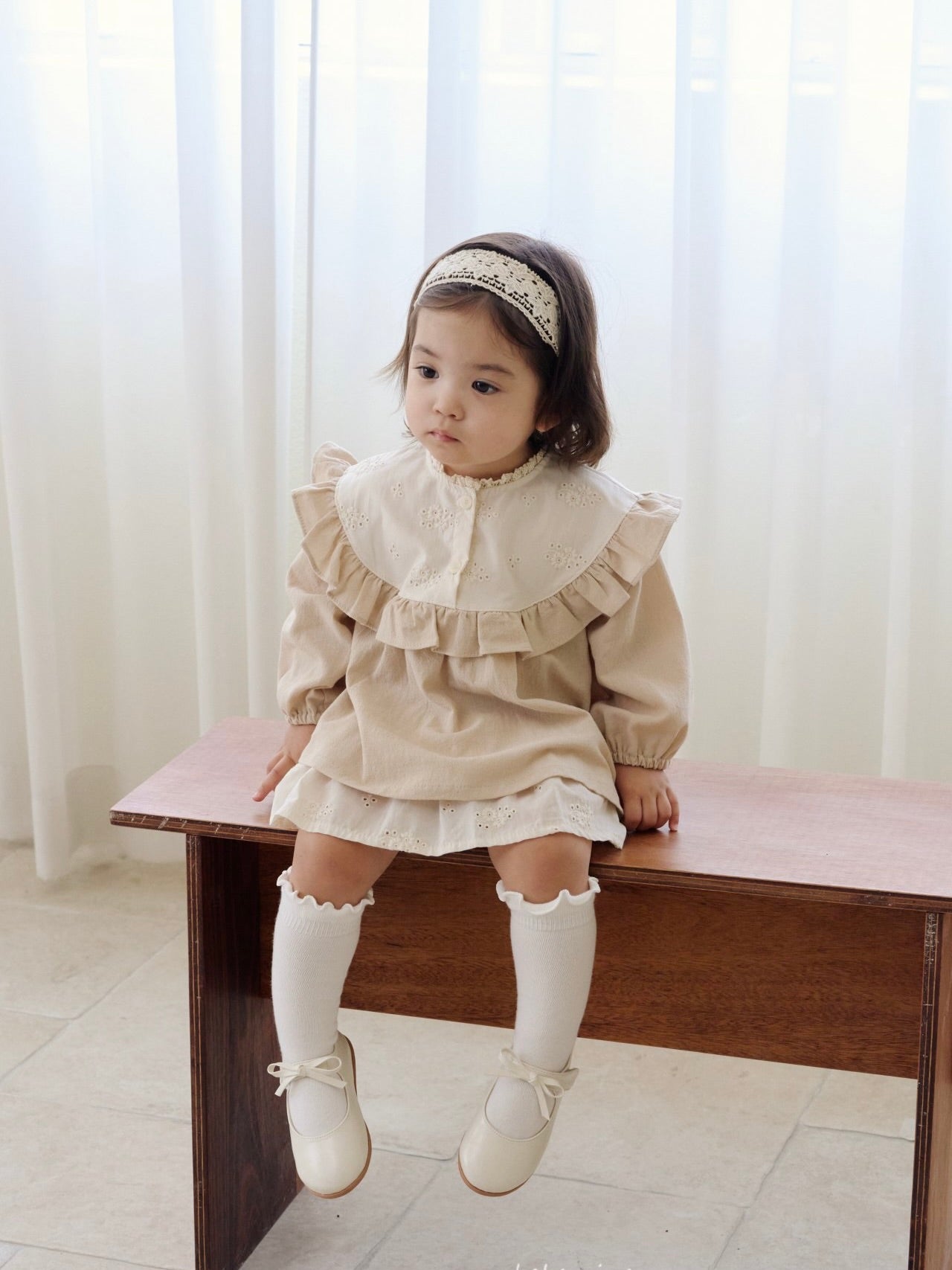 Nice Frill Knee Socks Set