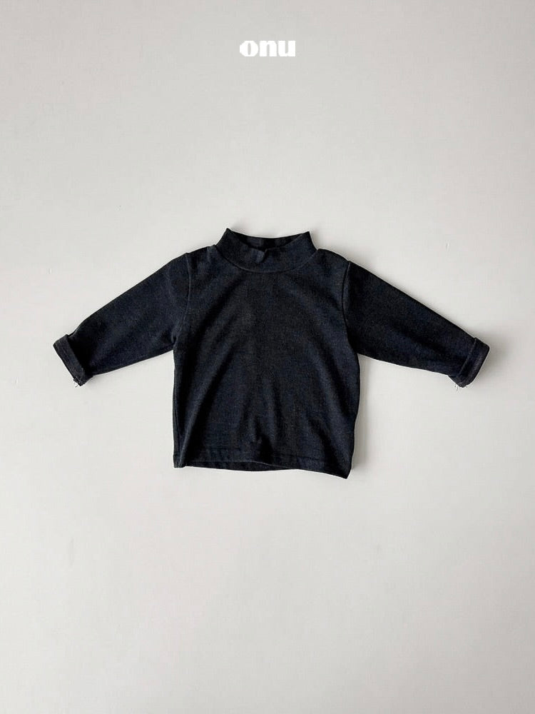 Muji half neck T