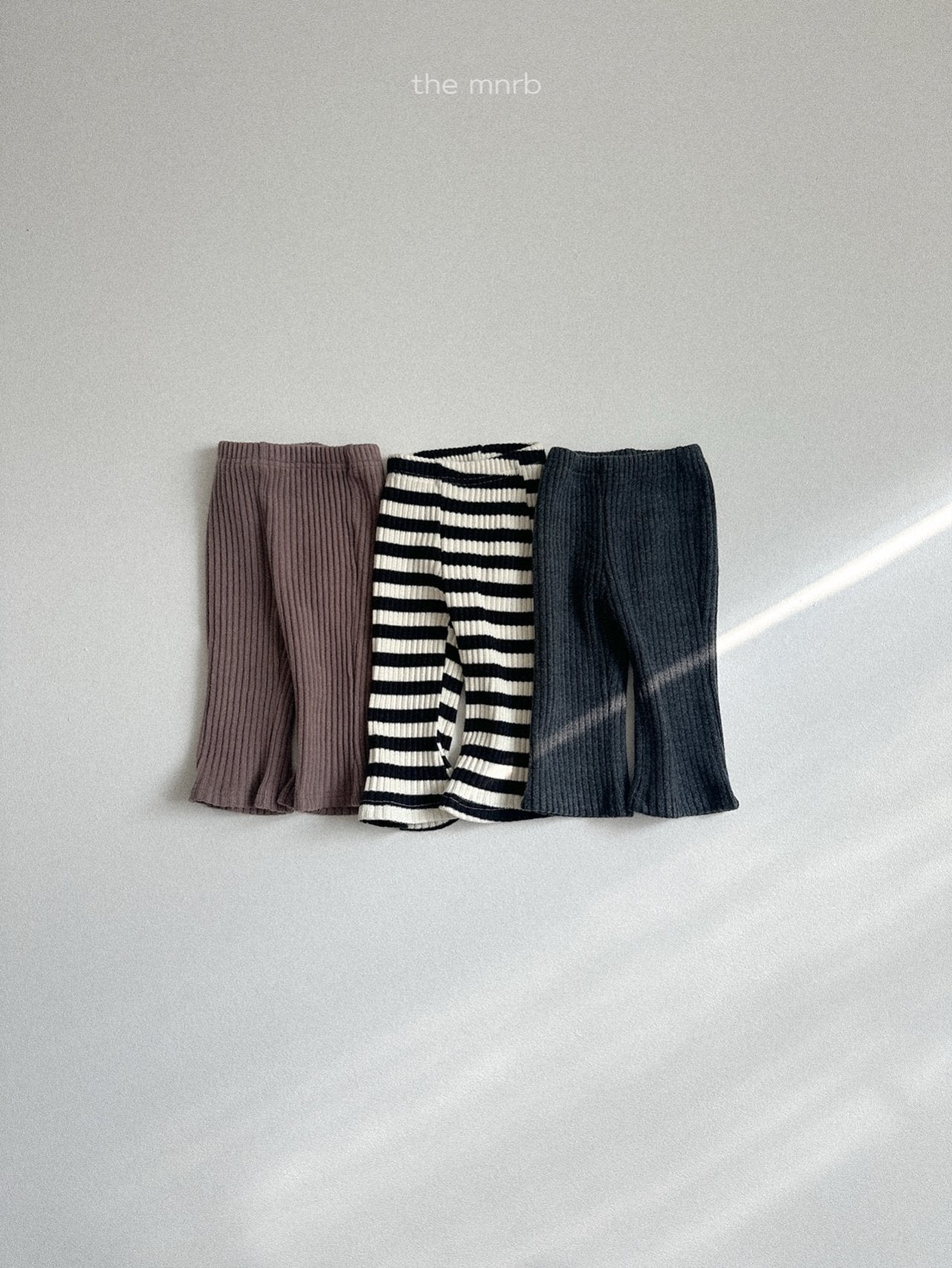 Aloe ribbed bootcut pants