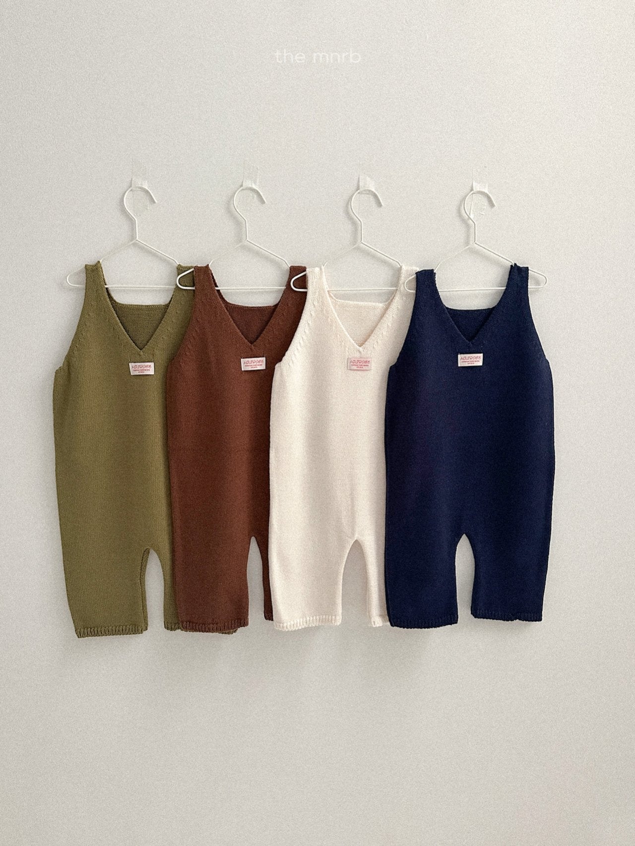 Teddy knit overall