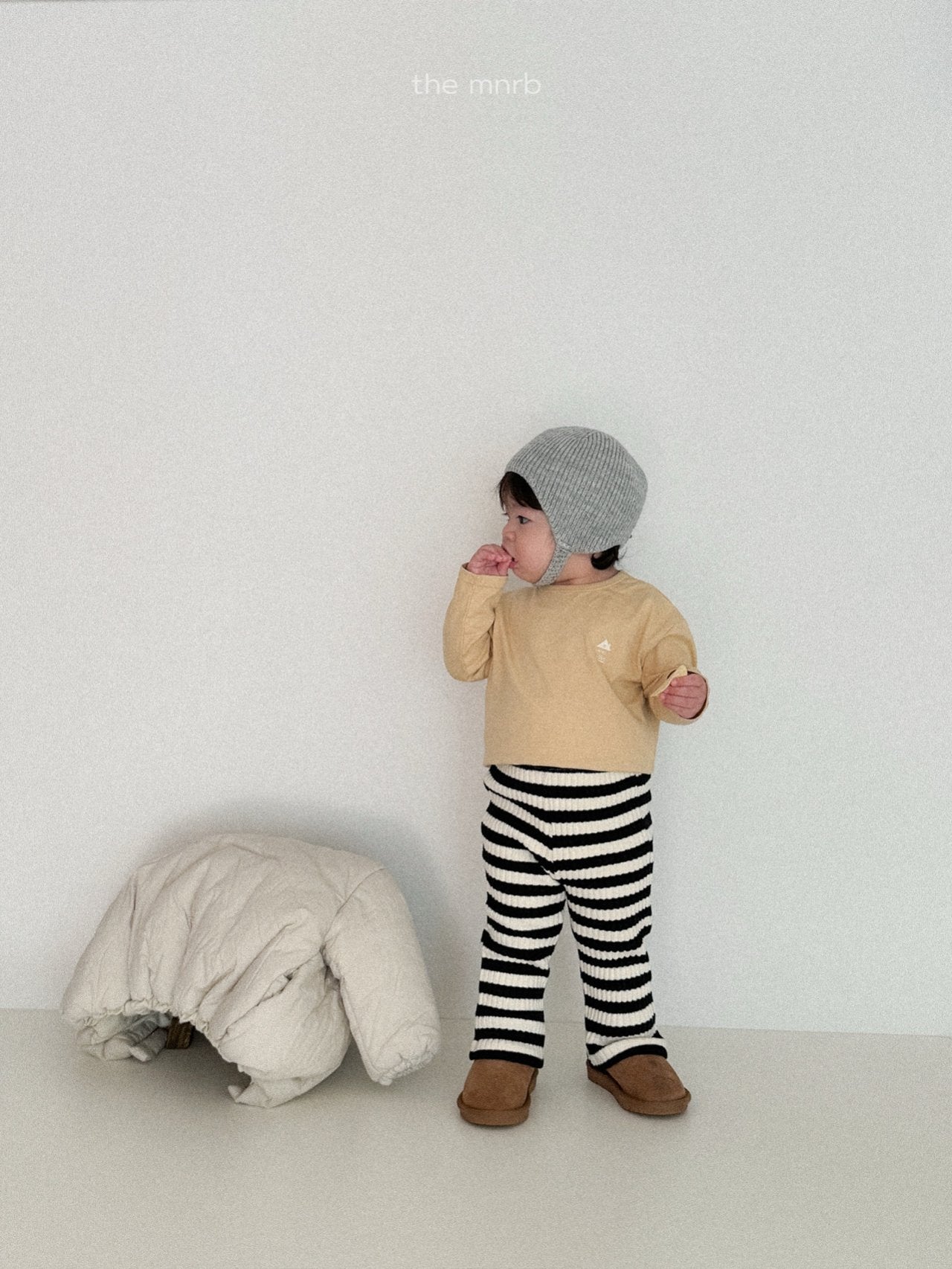 Aloe ribbed bootcut pants