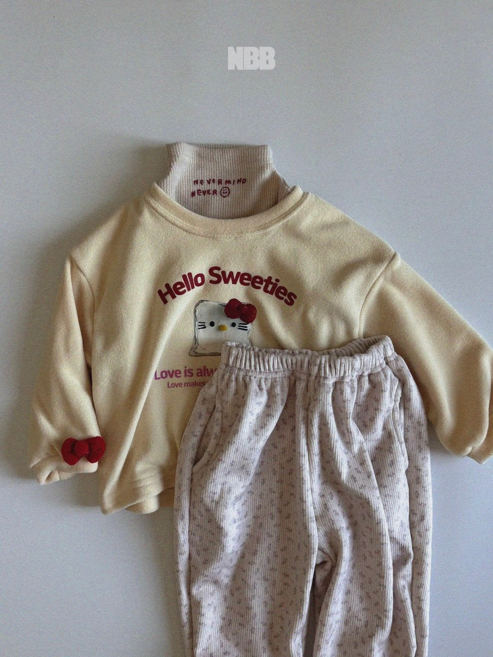 Sweetie ribbon sweatshirt