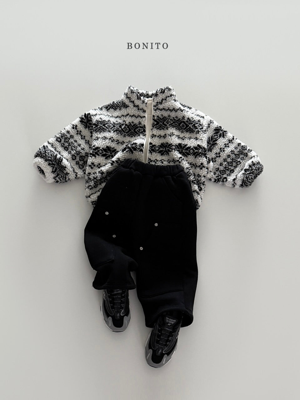 Snowflake zip-up jacket