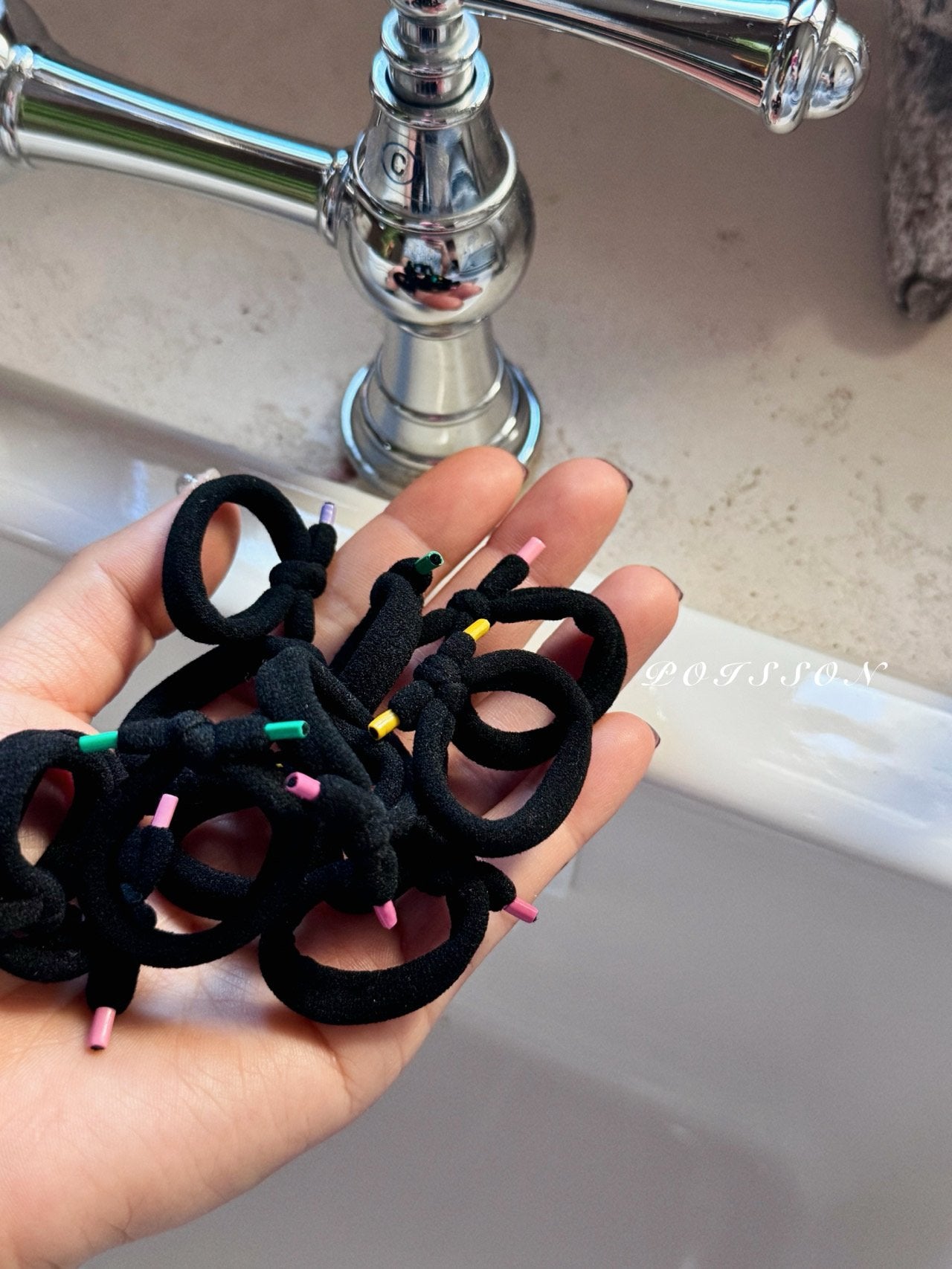 Jelly color hair tie