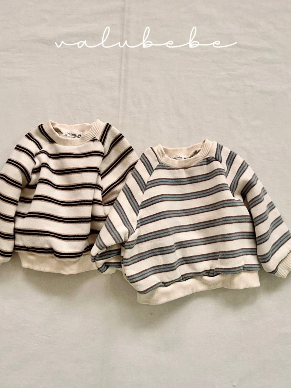 Multi striped fleece sweatshirt (baby&kids)