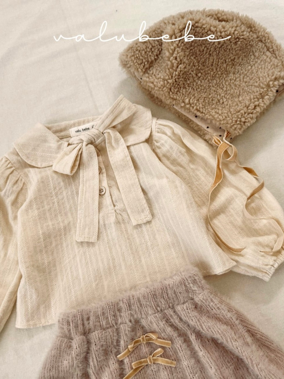 Ribbon collar blouse (baby)