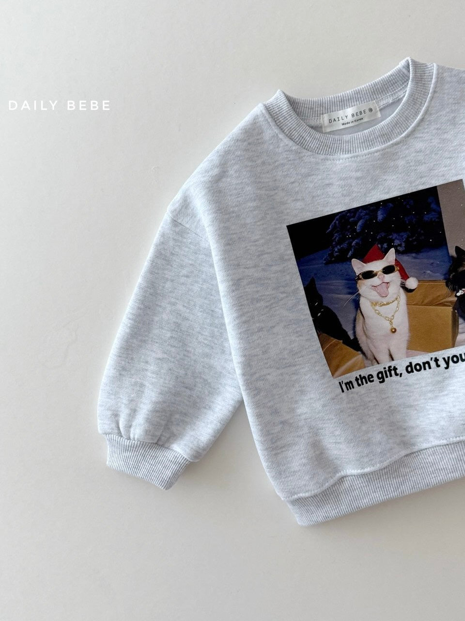 Santa cat sweatshirt (kids and adults)