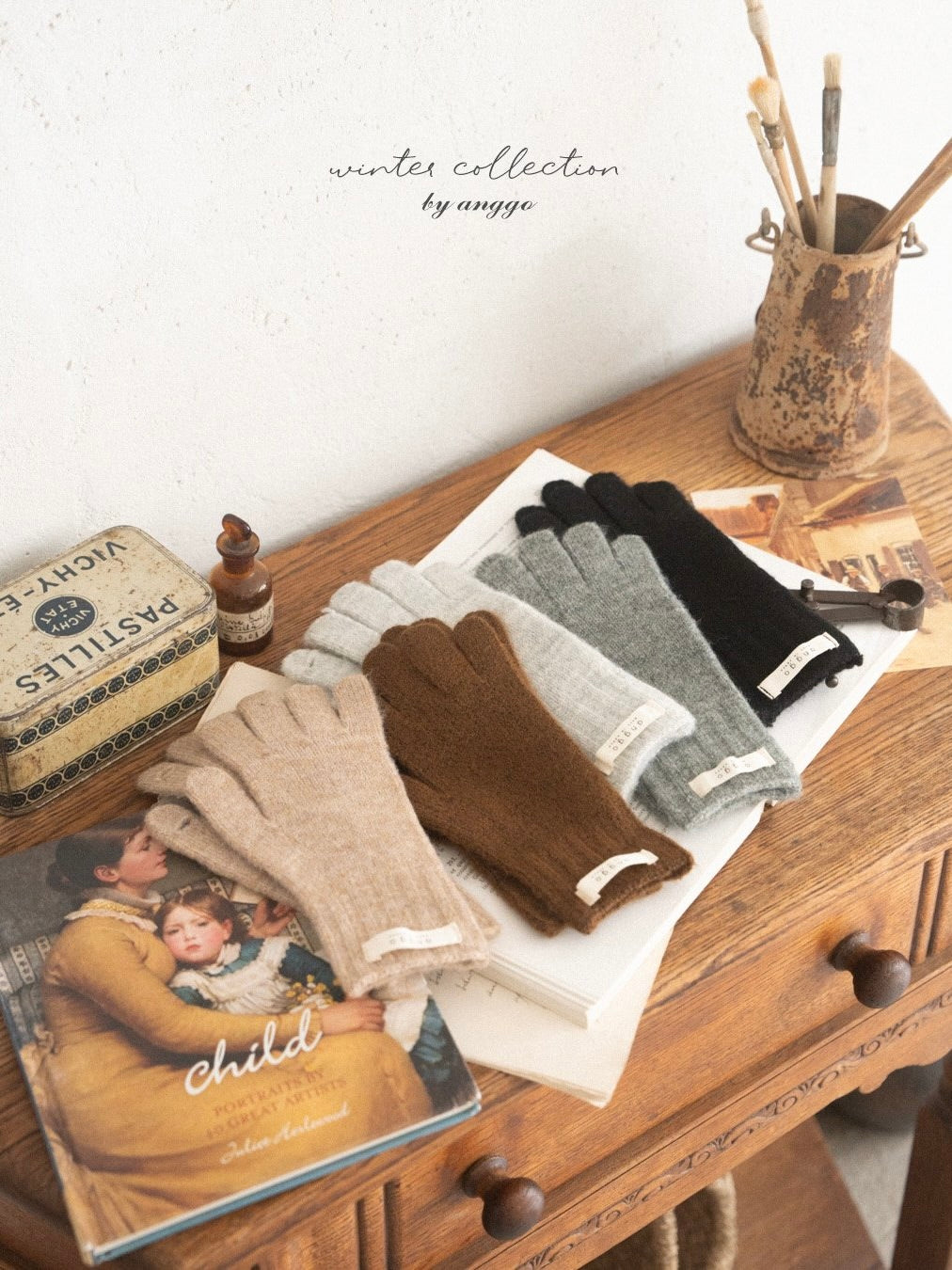 Anggo knit gloves
