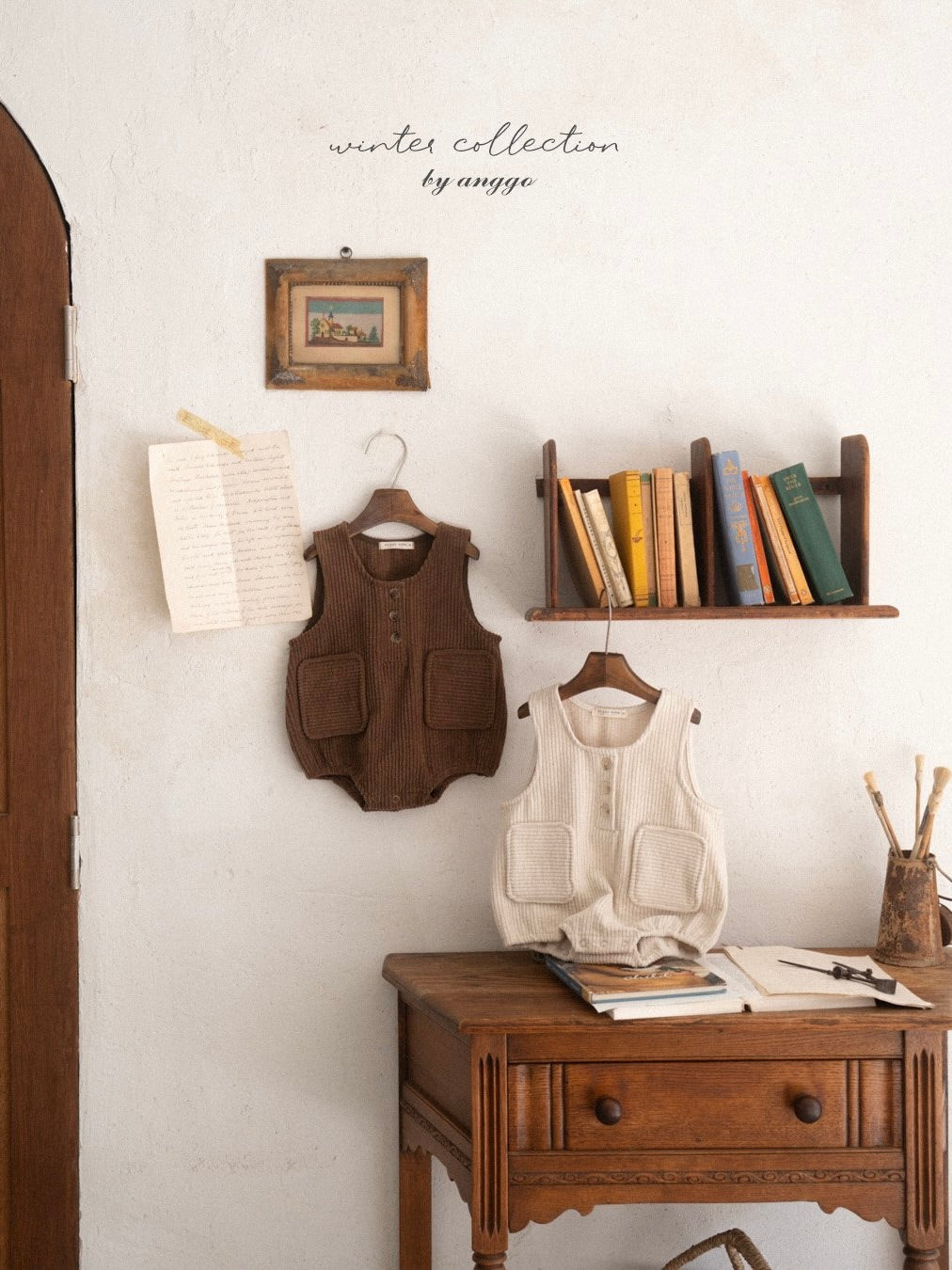 Pocky overall romper (baby)