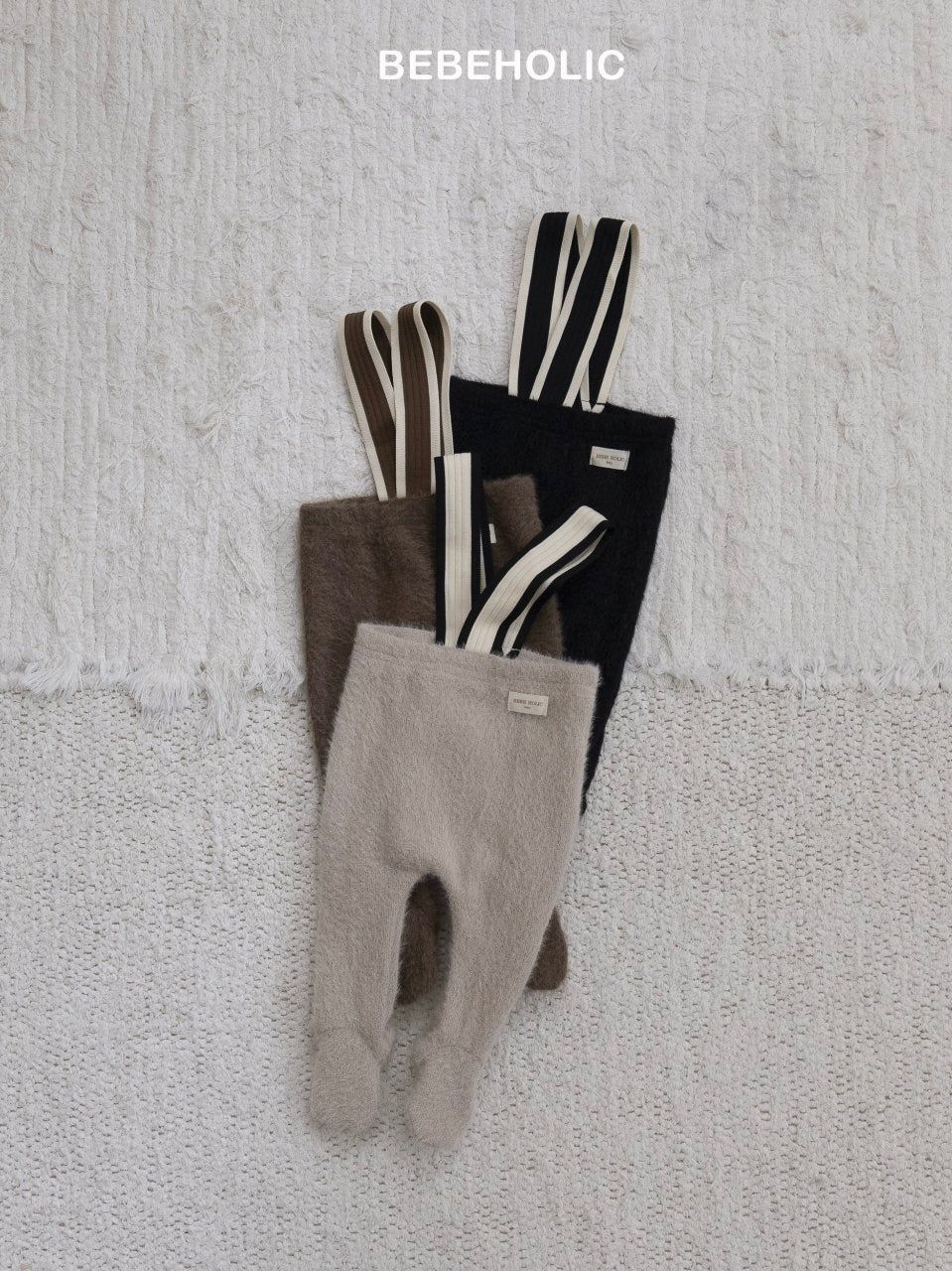 Angora footed leggings