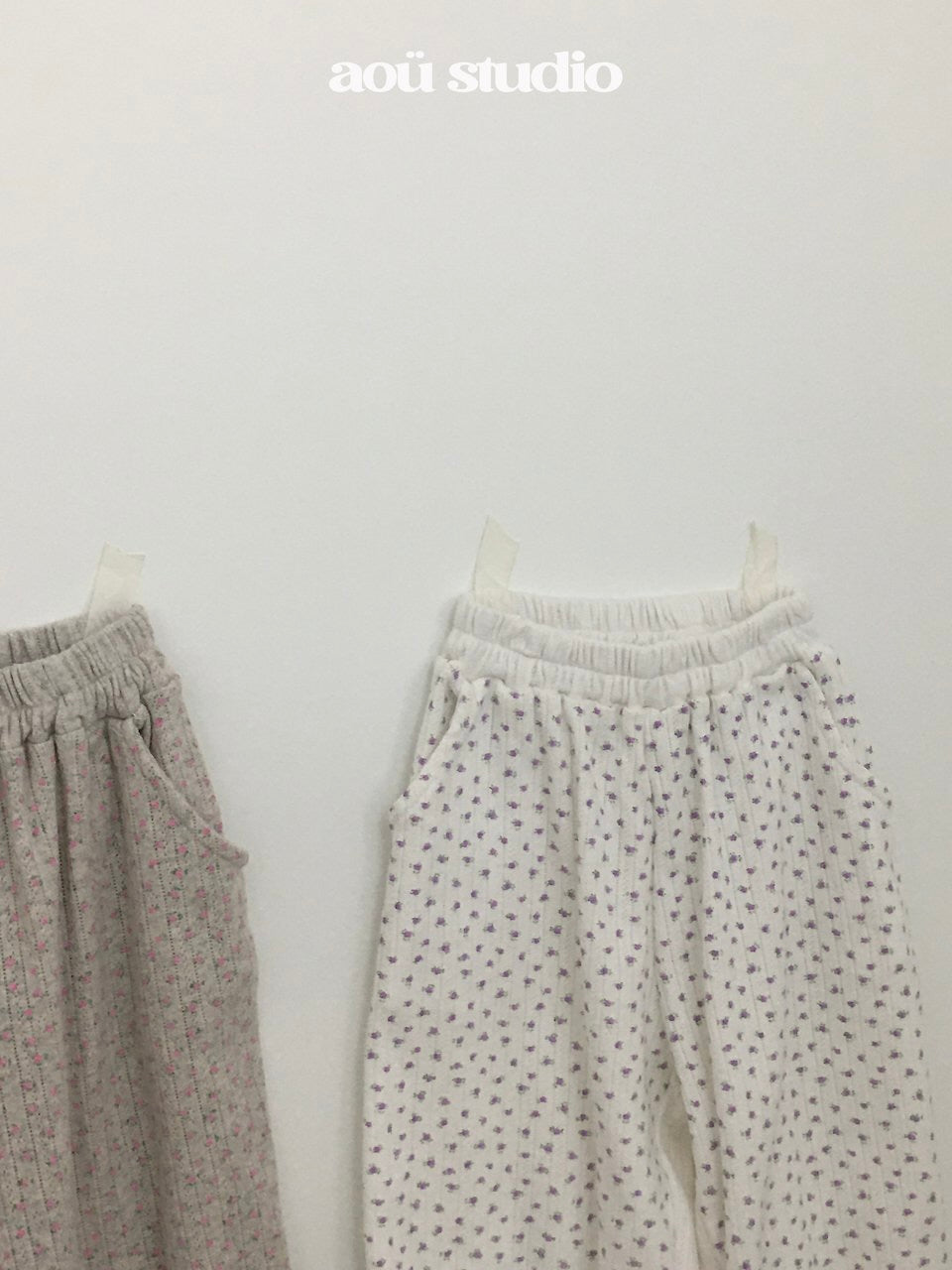 Rose jogger pants