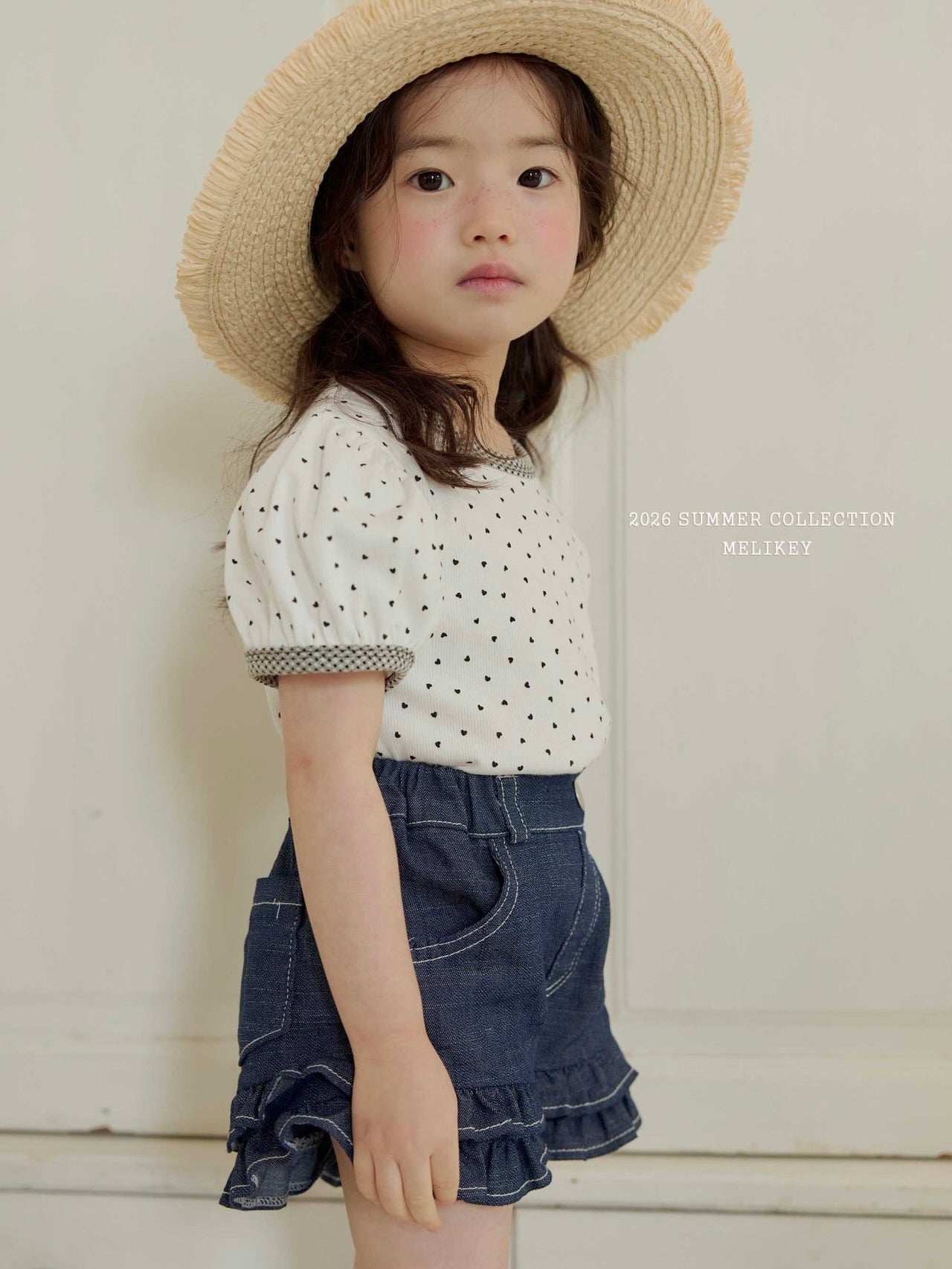 Mini heart puff T shirt