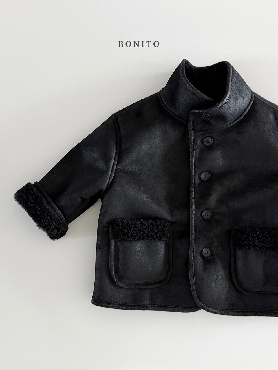 Suede shearling jacket (kids and adults)