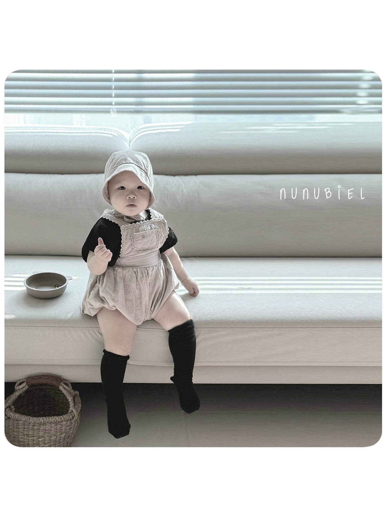 Milga rompers & bonnet