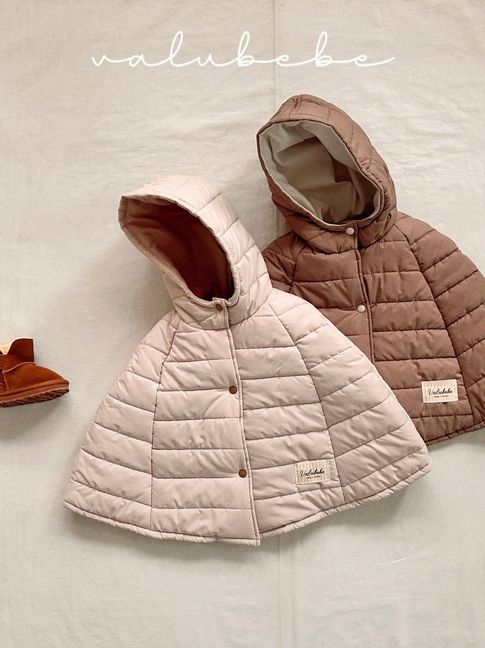 Padded hooded cape (baby)